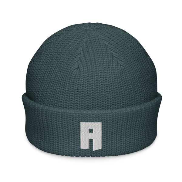 Bonnet de pêcheur brodé lettre A